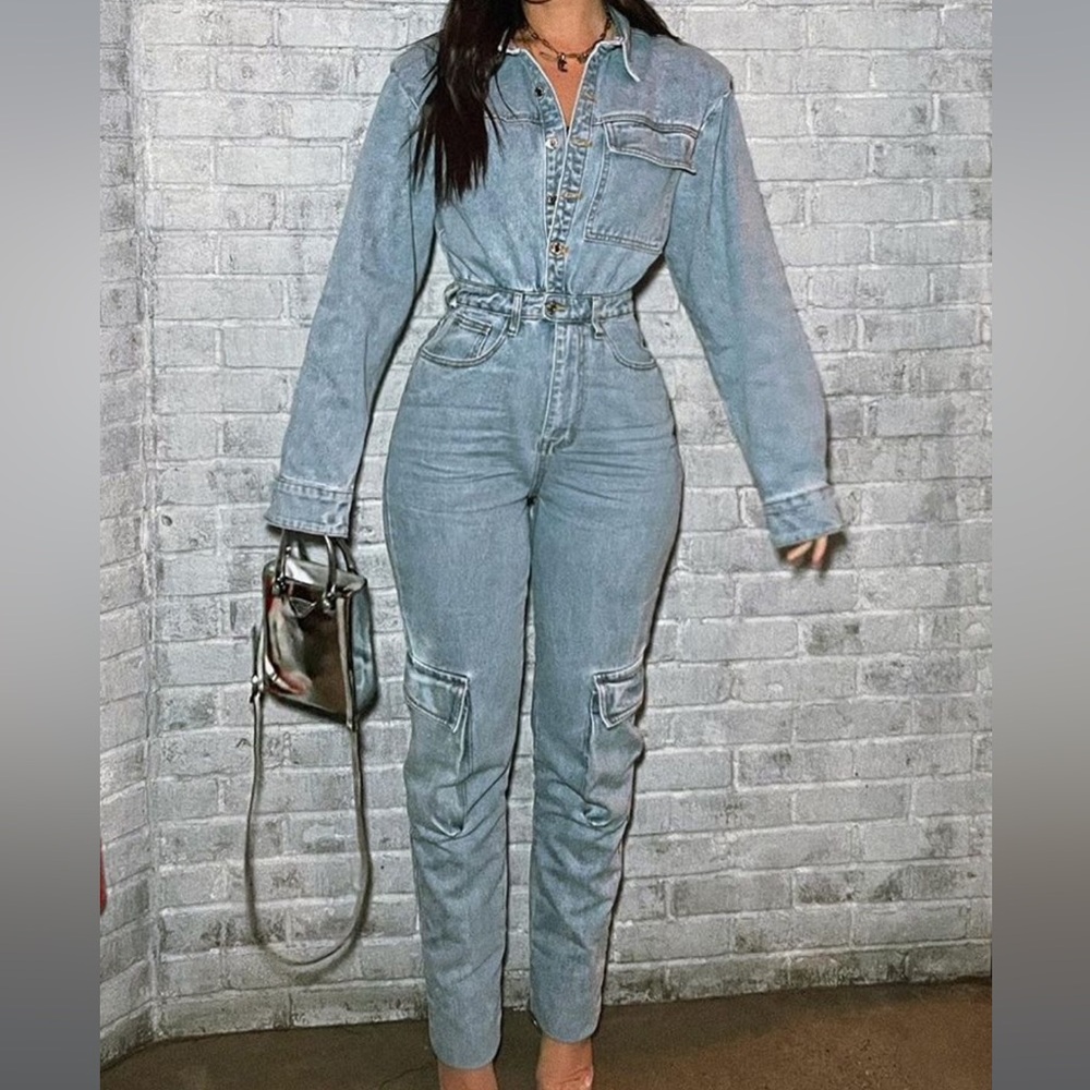 Stylish Denim Jumpsuit